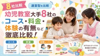 幼児教室大手10社のコース・料金・体験の有無など徹底比較
